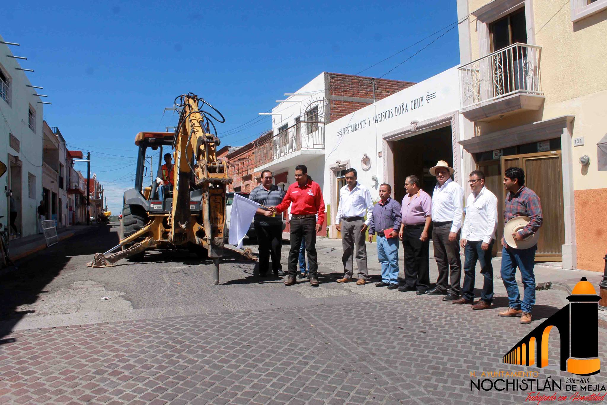 Rehabilitación de dos cuadras de la calle Juárez