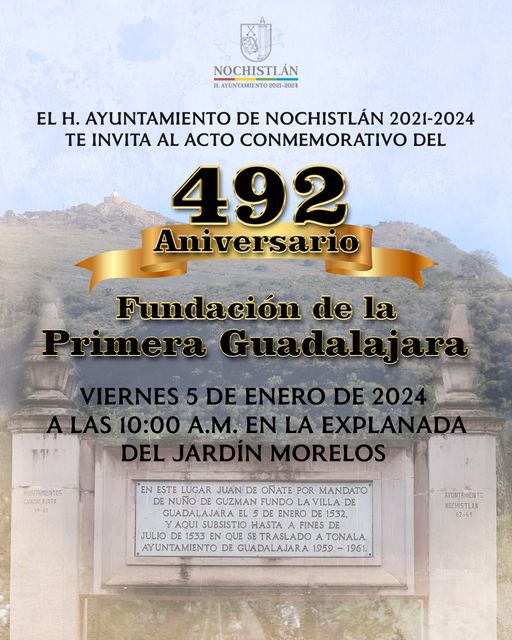 492 años de la Primera Guadalajara