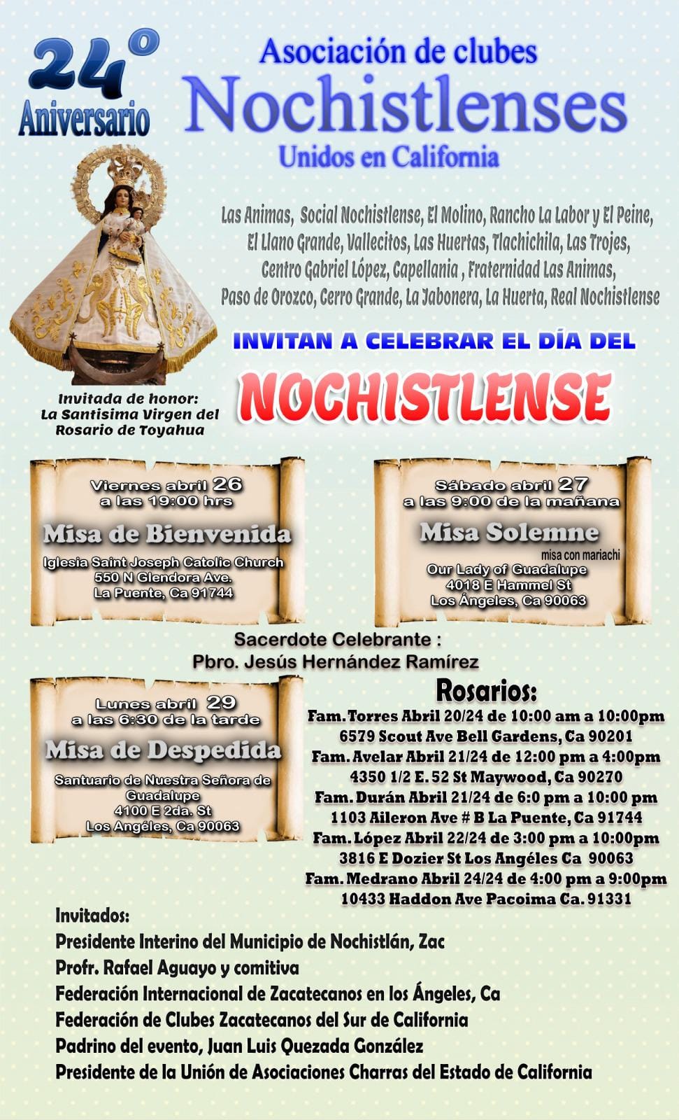 24 aniversario de El Nochistlense