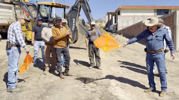 Arranque de obra en la calle El Tuiche