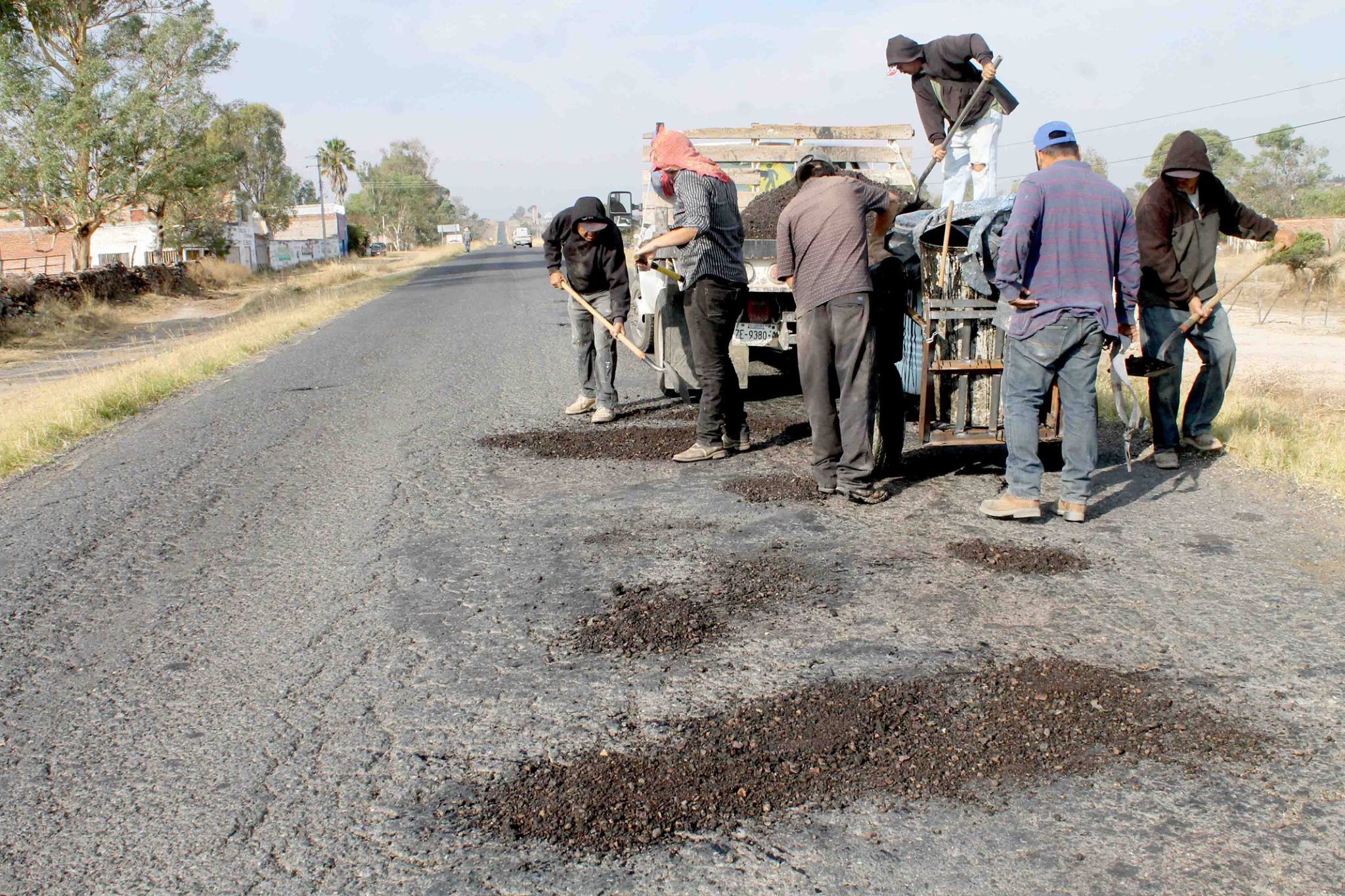 Mantenimiento a carreteras del Municipio