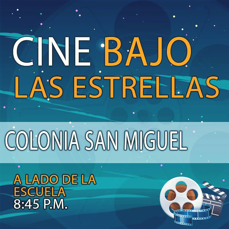 Cine en La Colonia San Miguel