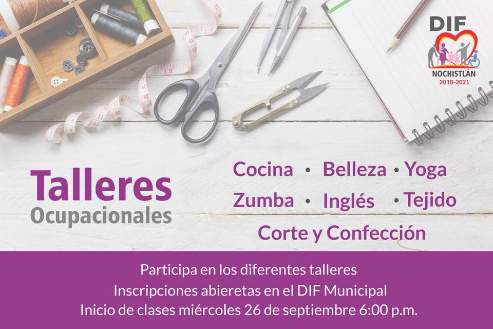 Talleres del DIF son para ti