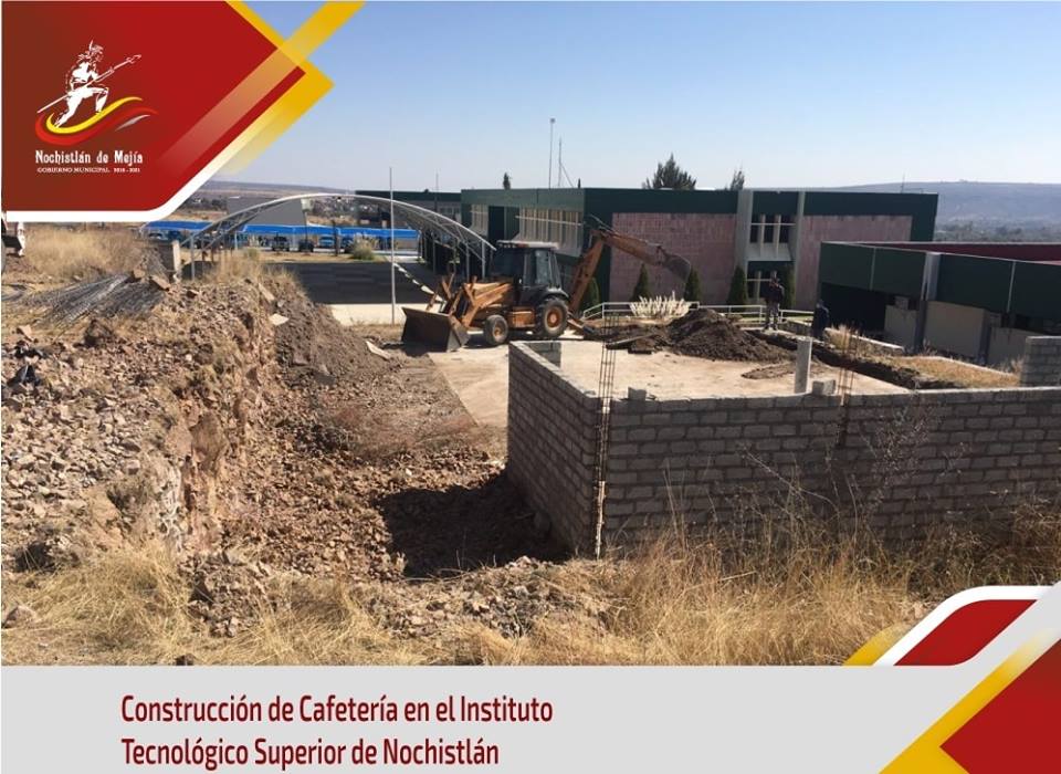 Construcción de Cafetería en ITSN – Ayuntamiento de Nochistlán