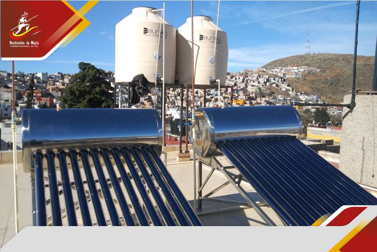 Calentadores solares en Casa del Estudiante