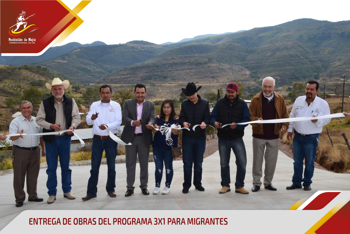 Entrega de obra en Capulín de Abajo