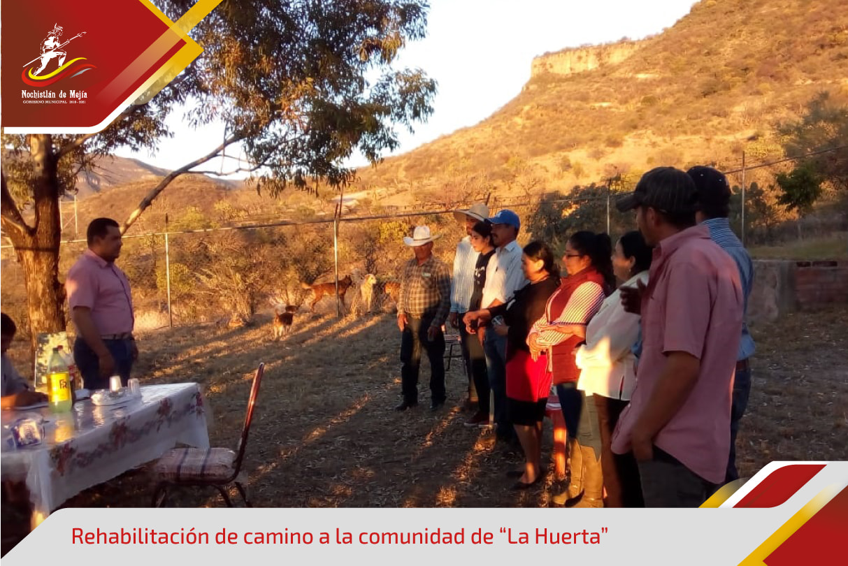 Rehabilitación del camino a la comunidad La Huerta