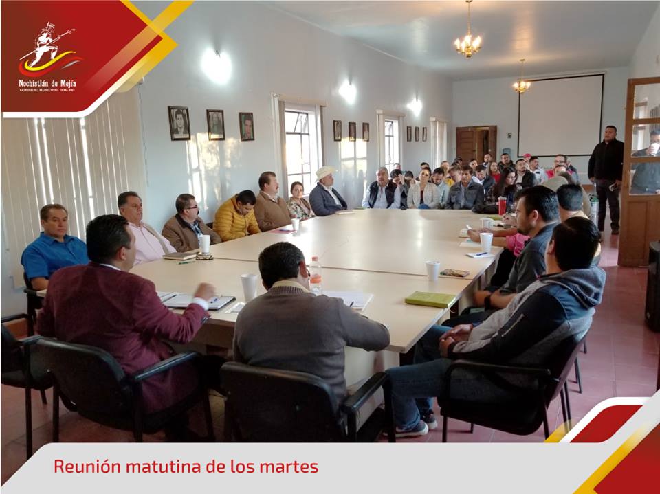 Reunión de Presidente Municipal, Regidores y Directores