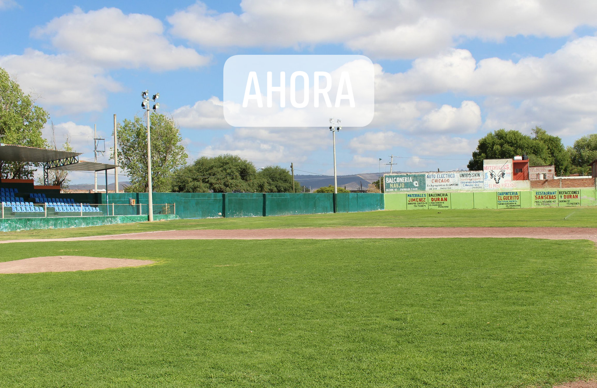 Mantenimiento al campo de béisbol «Enrique Castanedo»