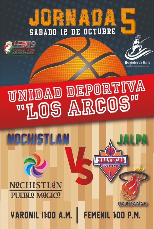 Partidos de baloncesto femenil y varonil