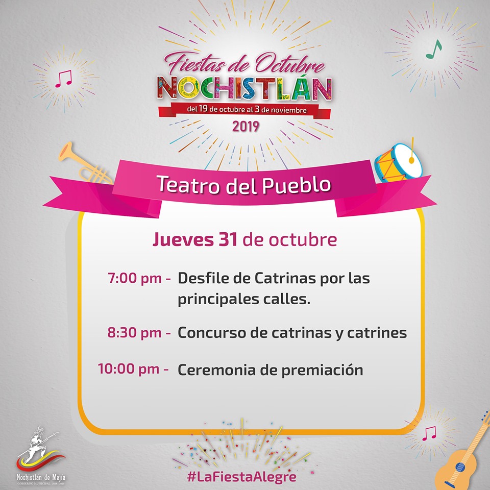 Jueves de catrinas y catrines