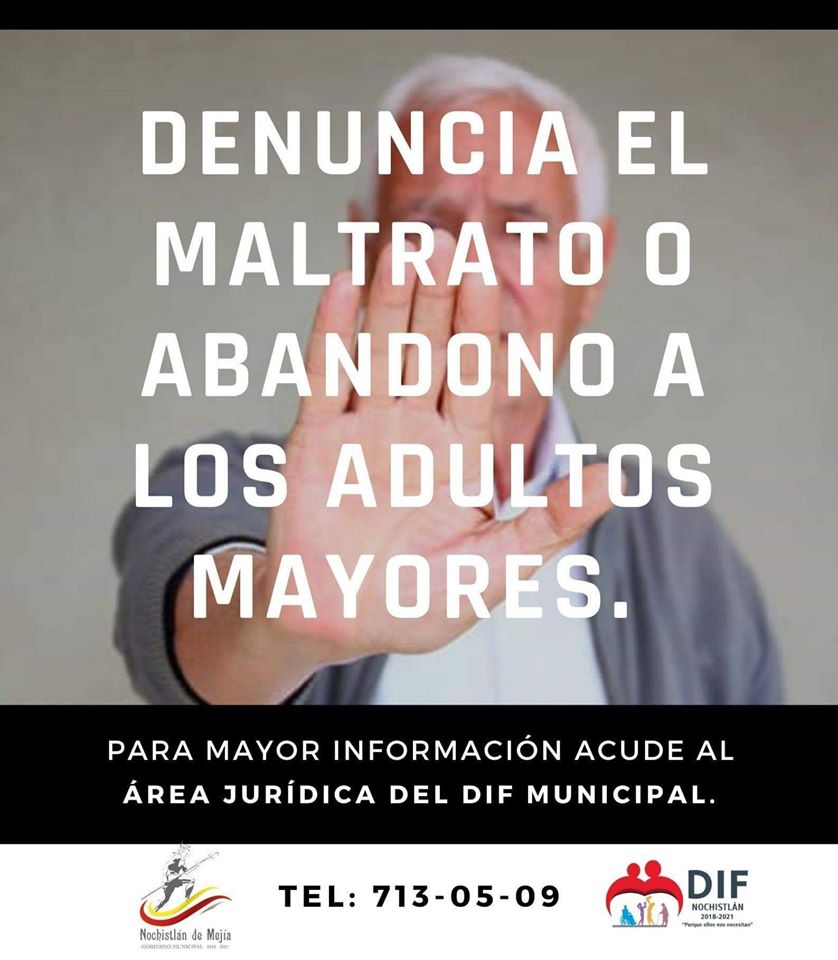 Denuncia el maltrato/abandono de adultos mayores