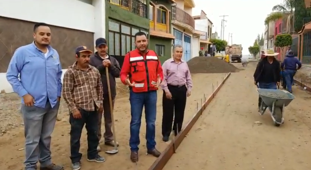 Ya casi terminamos la rehabilitación de la calle Moctezuma