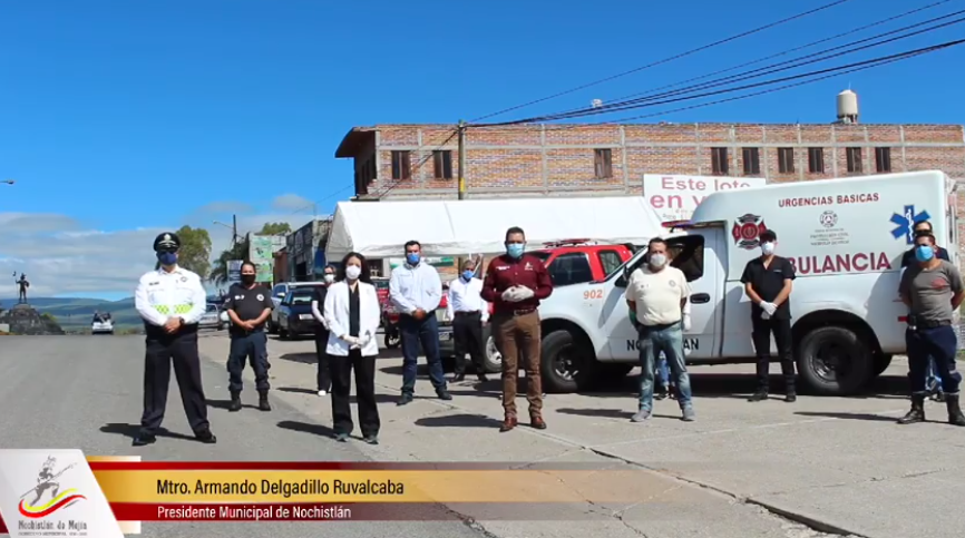 Instalación del filtro sanitario contra el COVID-19 los fines de semana.