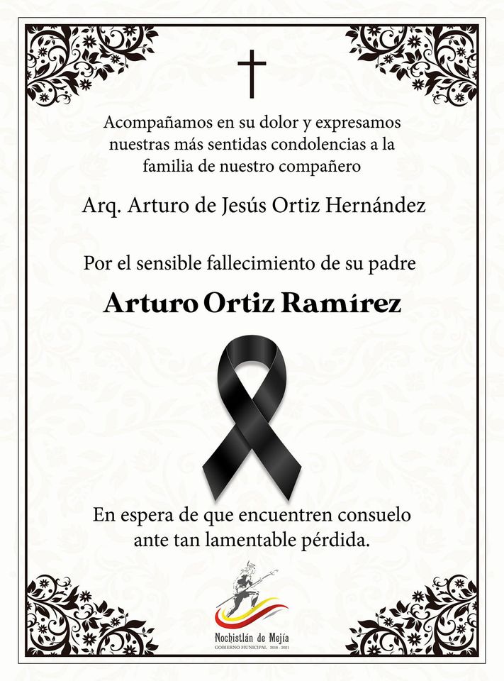 Nuestras condolencias a la familia Ortiz Hernández