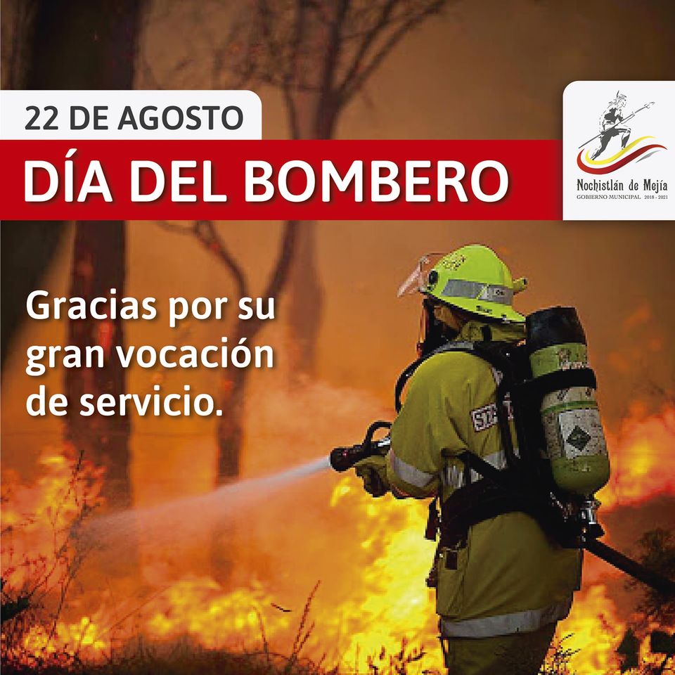 Felicidades a nuestro cuerpo de bomberos