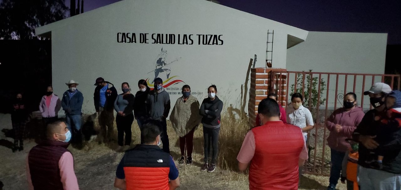 Iluminamos la comunidad de Las Tuzas y Mesa del Agua