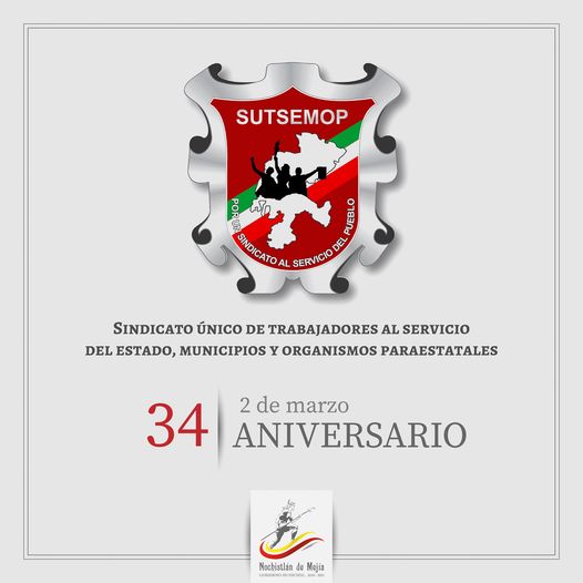 34 aniversario del SUTSEMOP