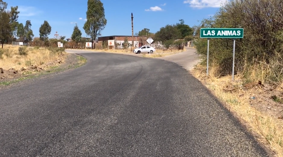 Dimos mantenimiento a la carretera que lleva a Las Animas