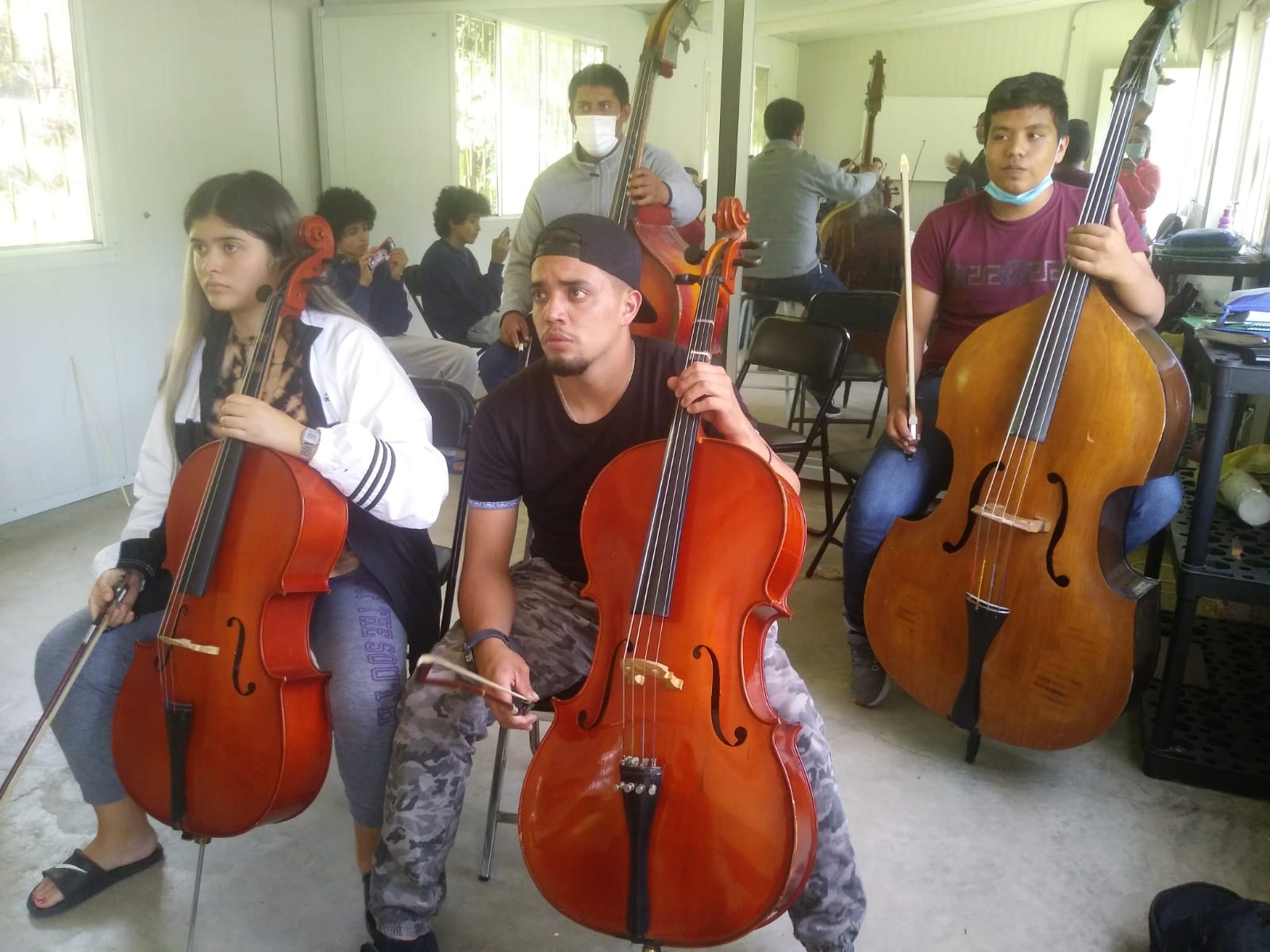 Apoyamos en la capacitación de nuestra banda sinfónica