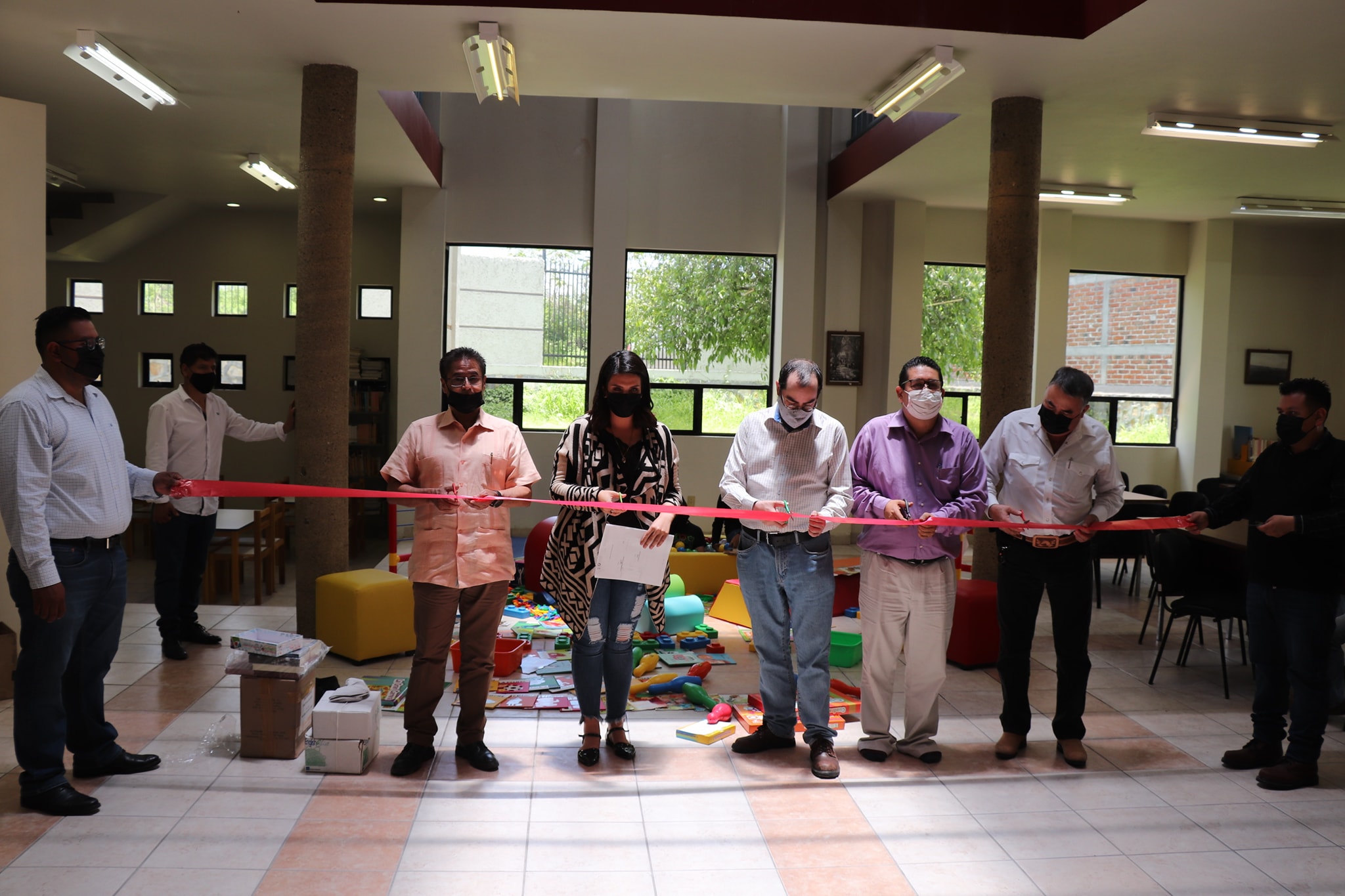 Inauguración de ludoteca «Cleotilde Evelia Quirarte»