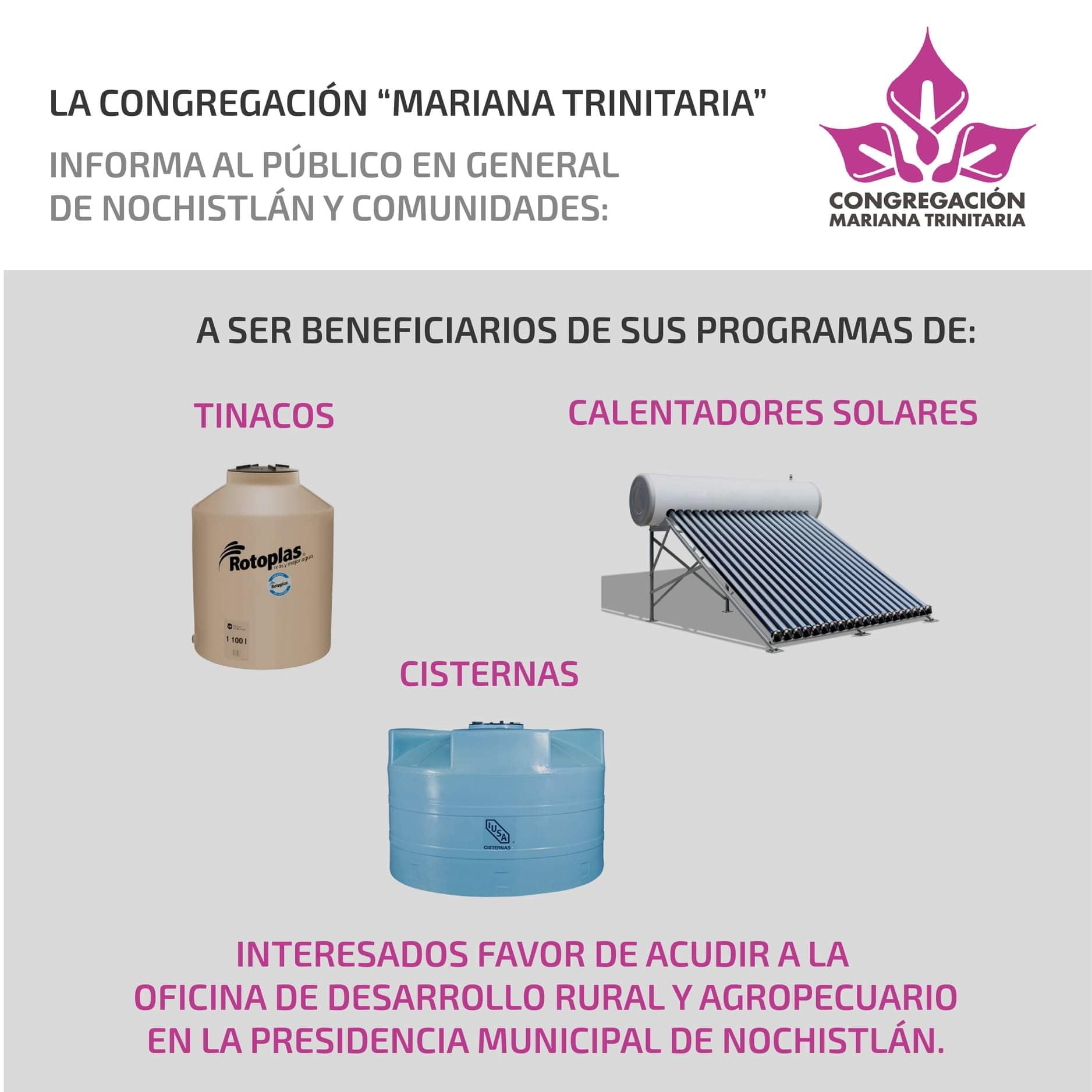 ¿Ya fuiste beneficiario de algún programa de Mariana Trinitaria?