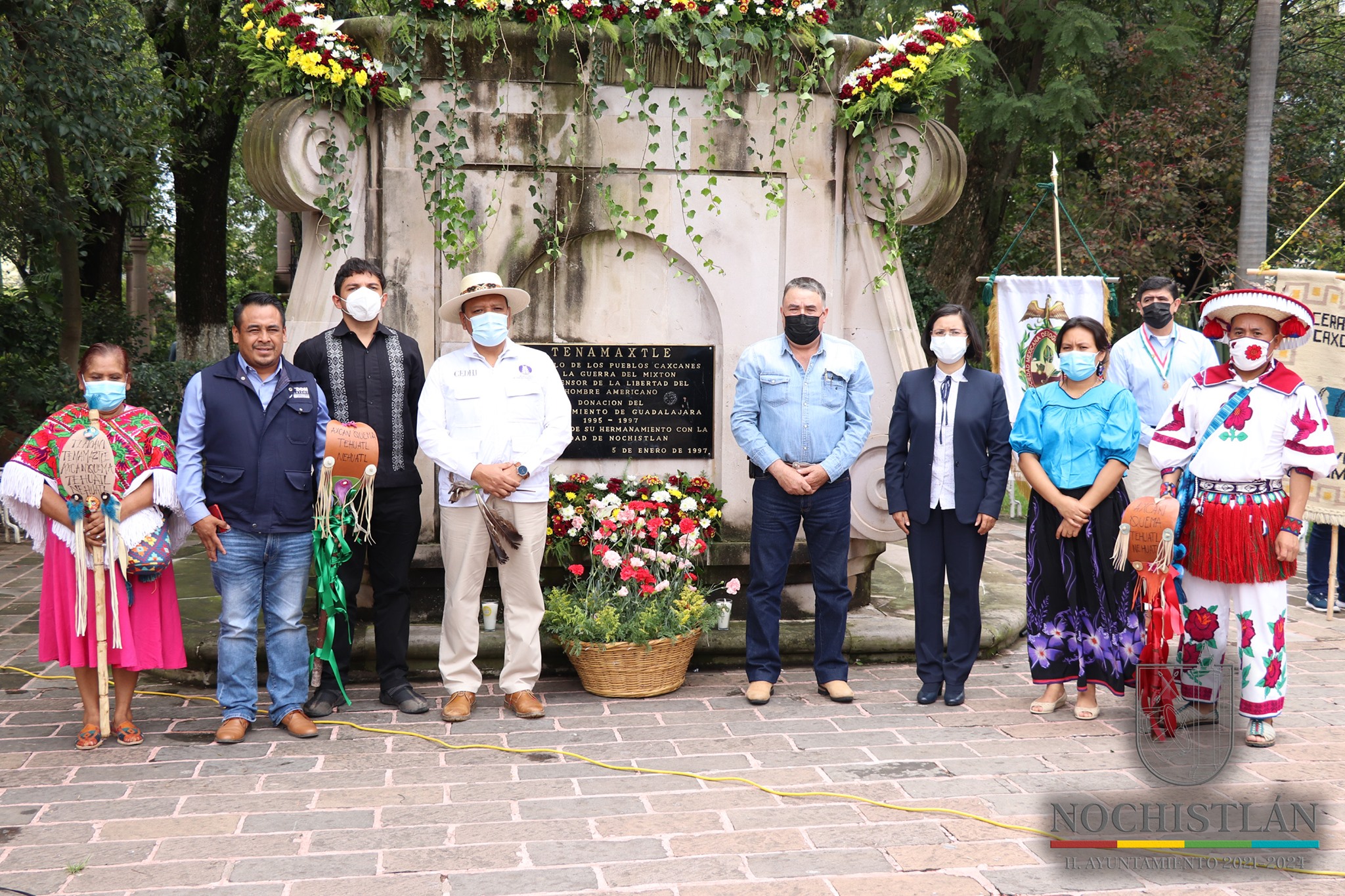 Conmemoración de la muerte de Francisco Tenamaxtle