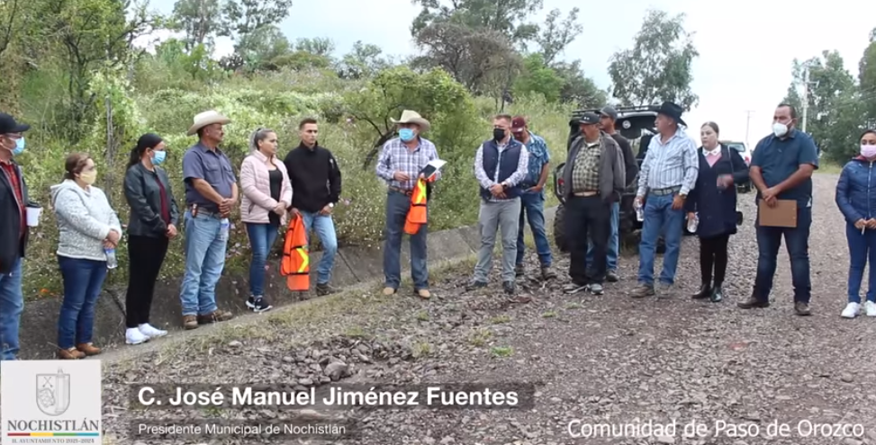 Comienzan los trabajos de rehabilitación de camino en Paso de Orozco