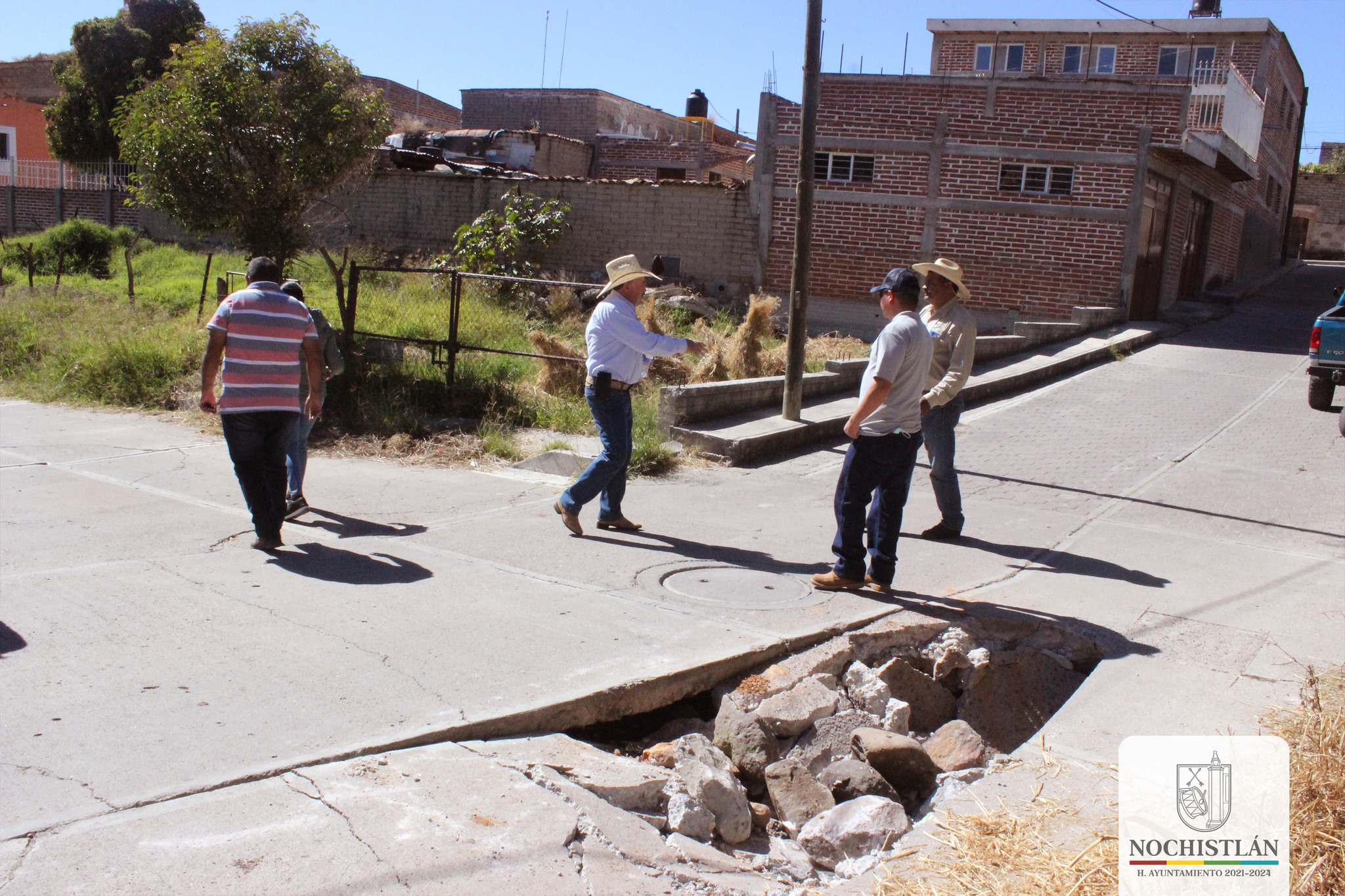 Rehabilitación de línea de drenaje en Las Animas.