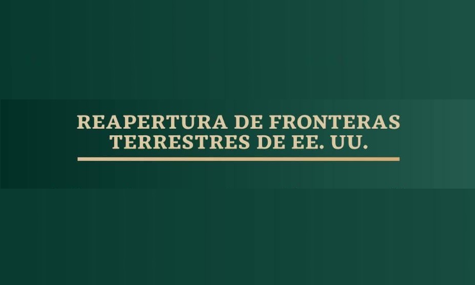 Estados Unidos abre sus fronteras.