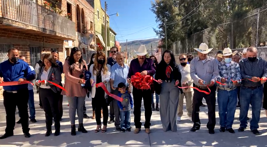 Inauguración de la calle Morelos.