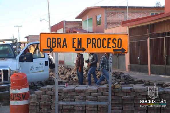 Iniciamos la rehabilitación de la calle Nogales.