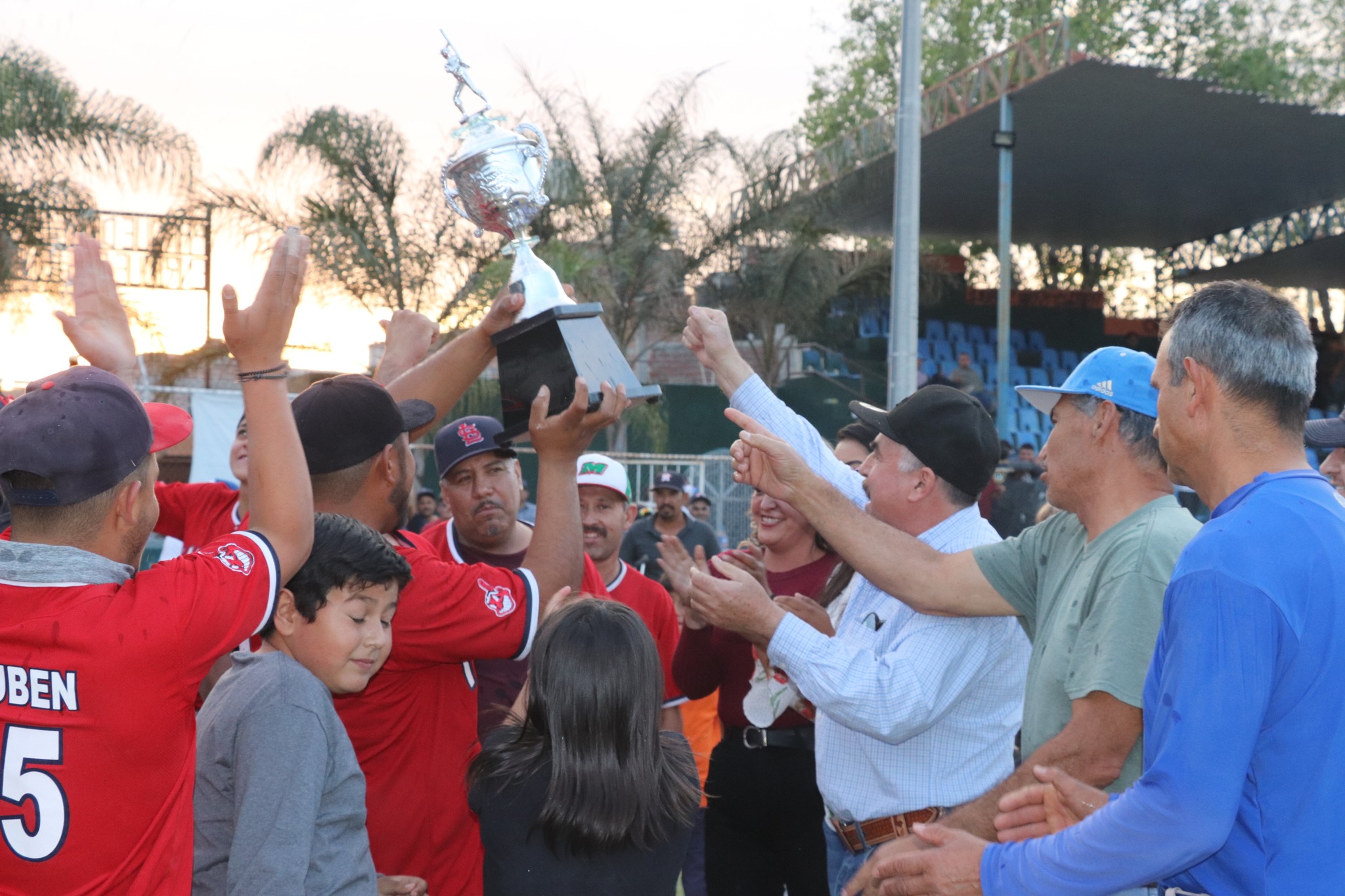 Equipo Indios, ganador de la final de béisbol