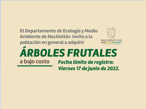 Árboles frutales a bajo costo