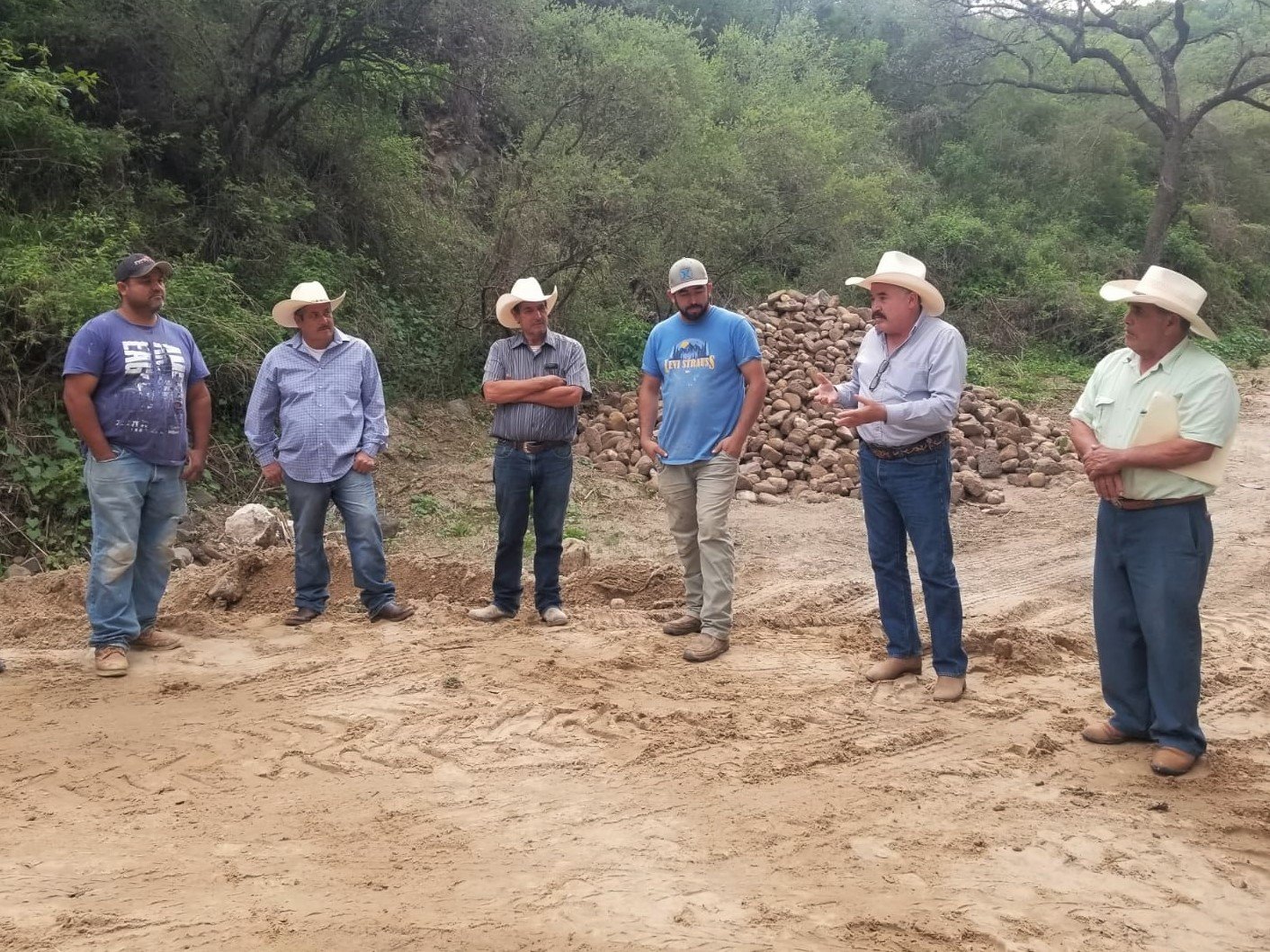 Arranque de obra de huella ecológica en la comunidad El Molino.