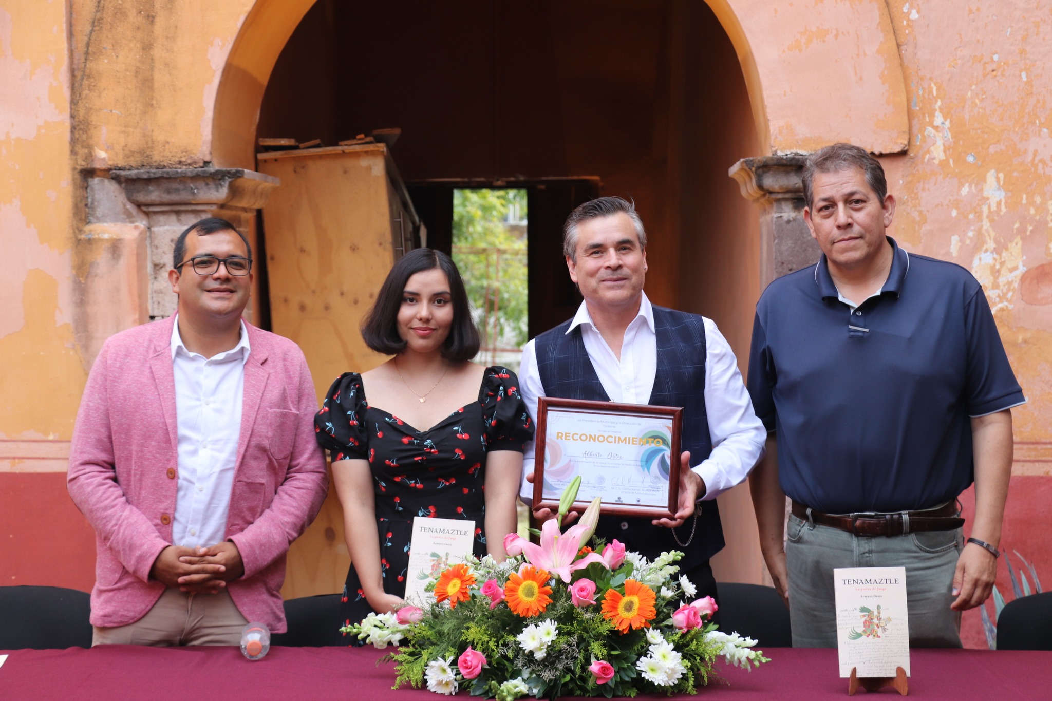 Presentación del libro Tenamaztli, la piedra de fuego