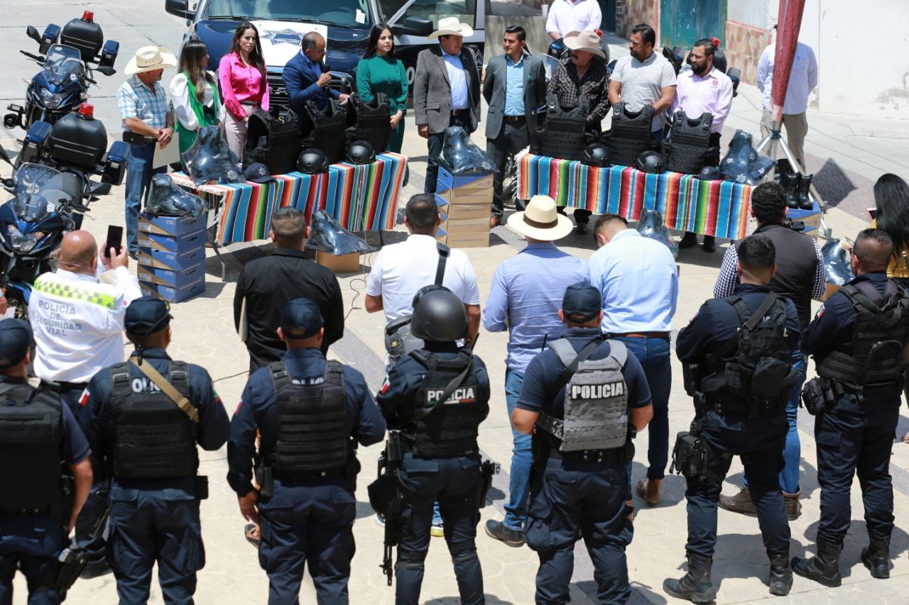 Equipamiento para fortalecimiento de la seguridad pública municipal.