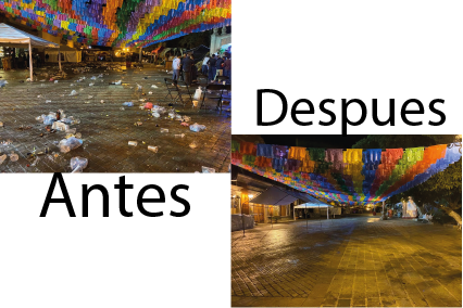 Después de la feria se tiene que asear