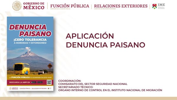 Conoce la App “Denuncia Paisano”