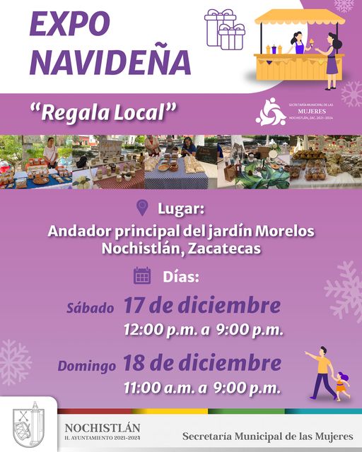 Expo navideña de mujeres productoras