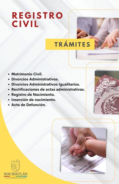 Tramites de Registro Civil