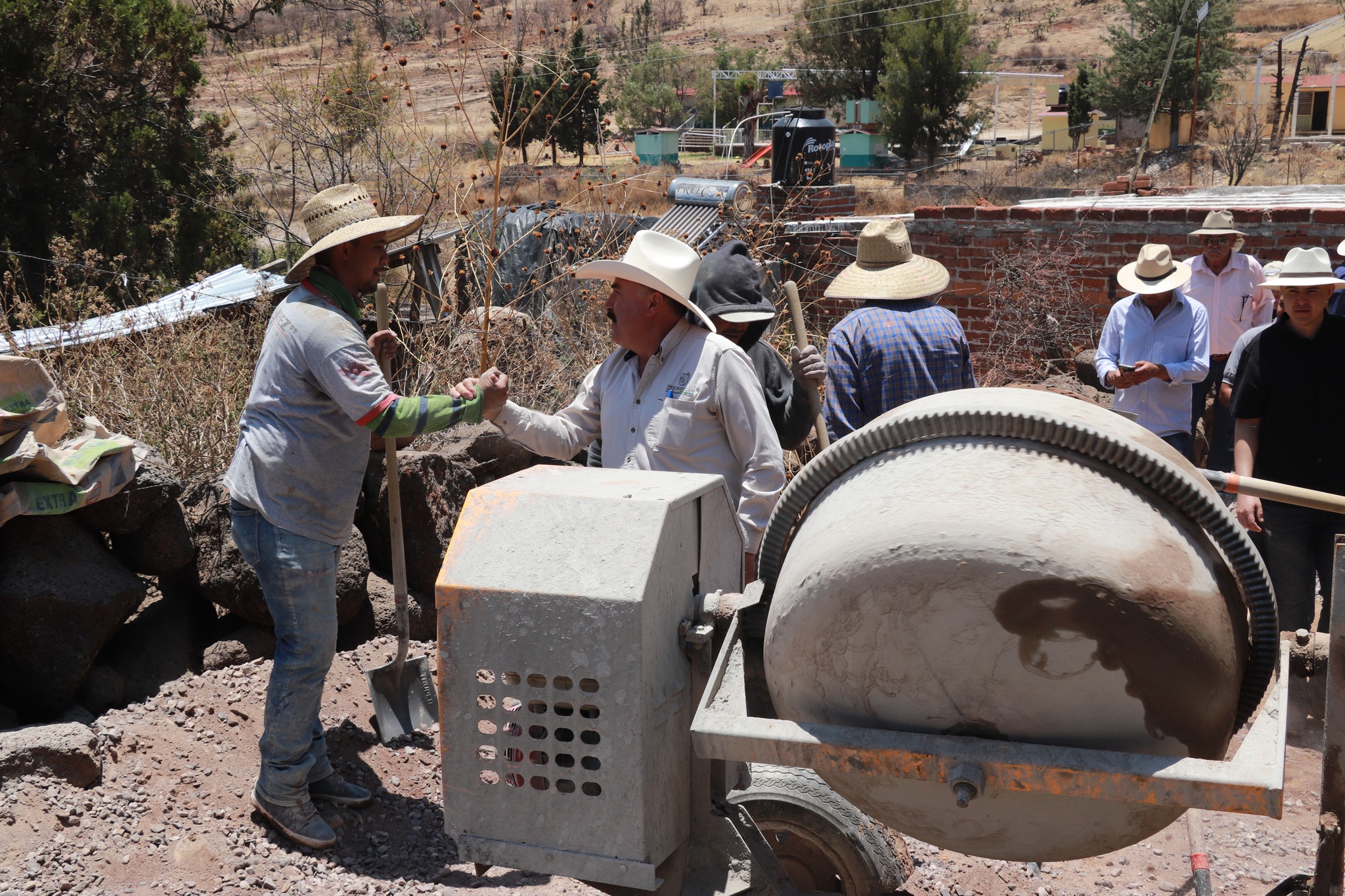 Avances de obra en la comunidad Las Cruces