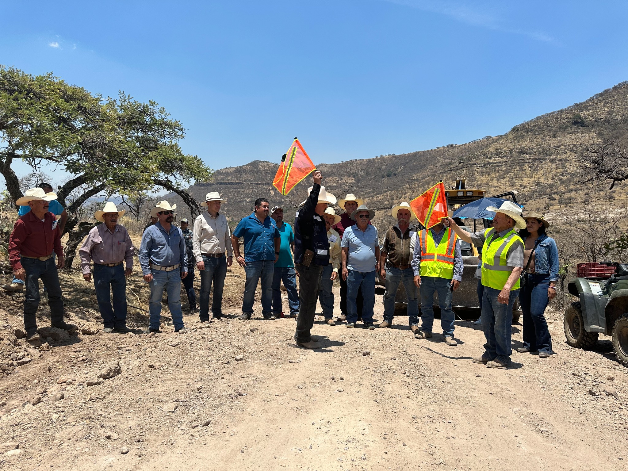 Camino hidráulico en la Rinconada