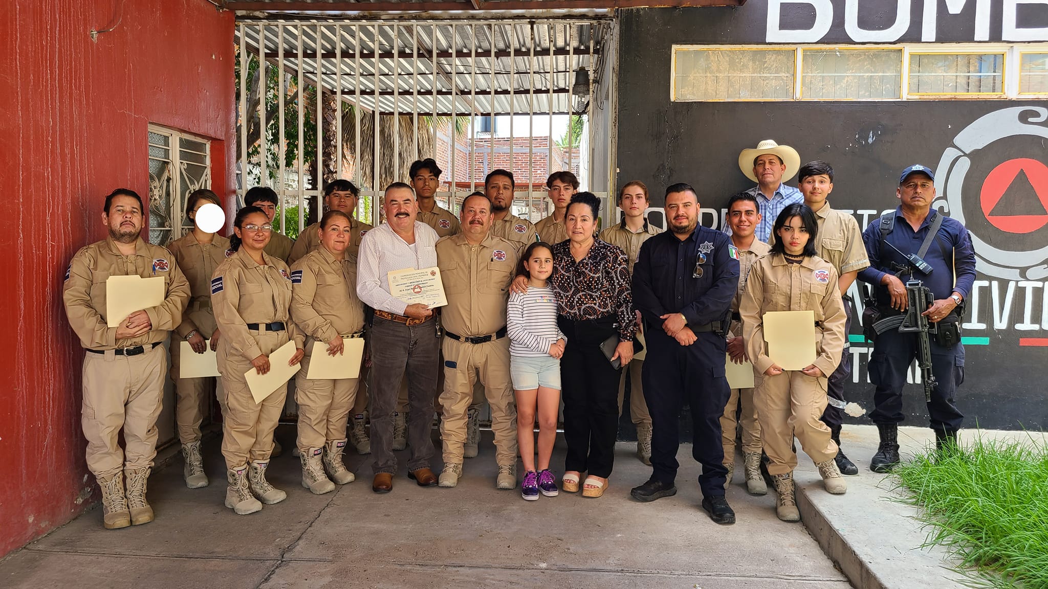 Celebramos con los bomberos