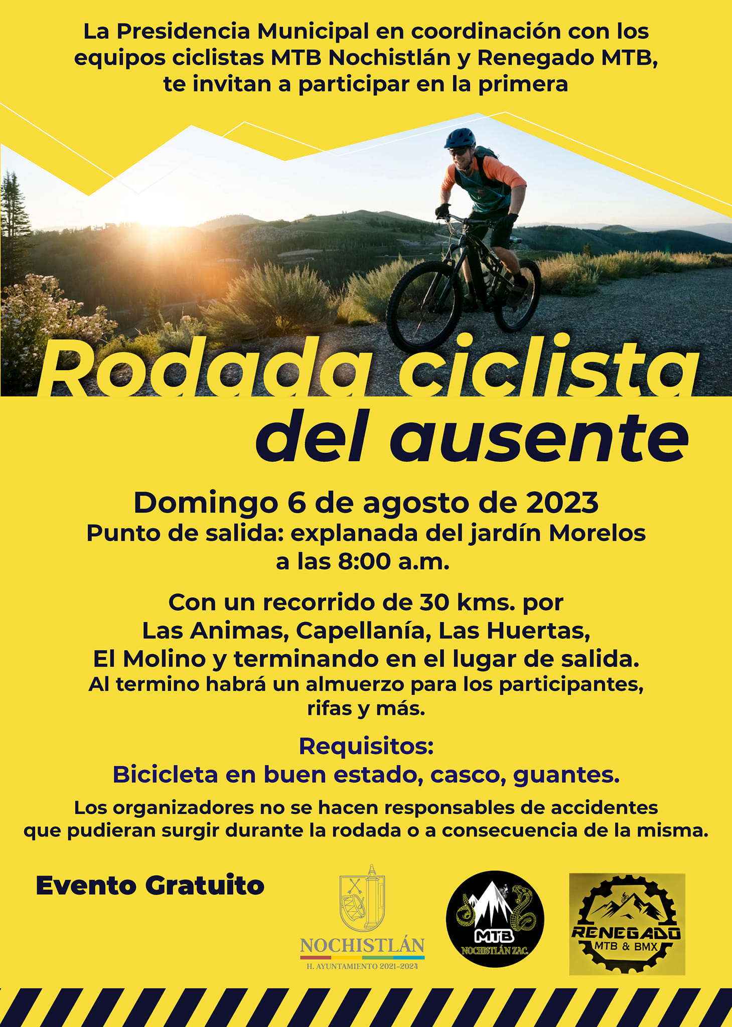 Primera Rodada Ciclista del Ausente