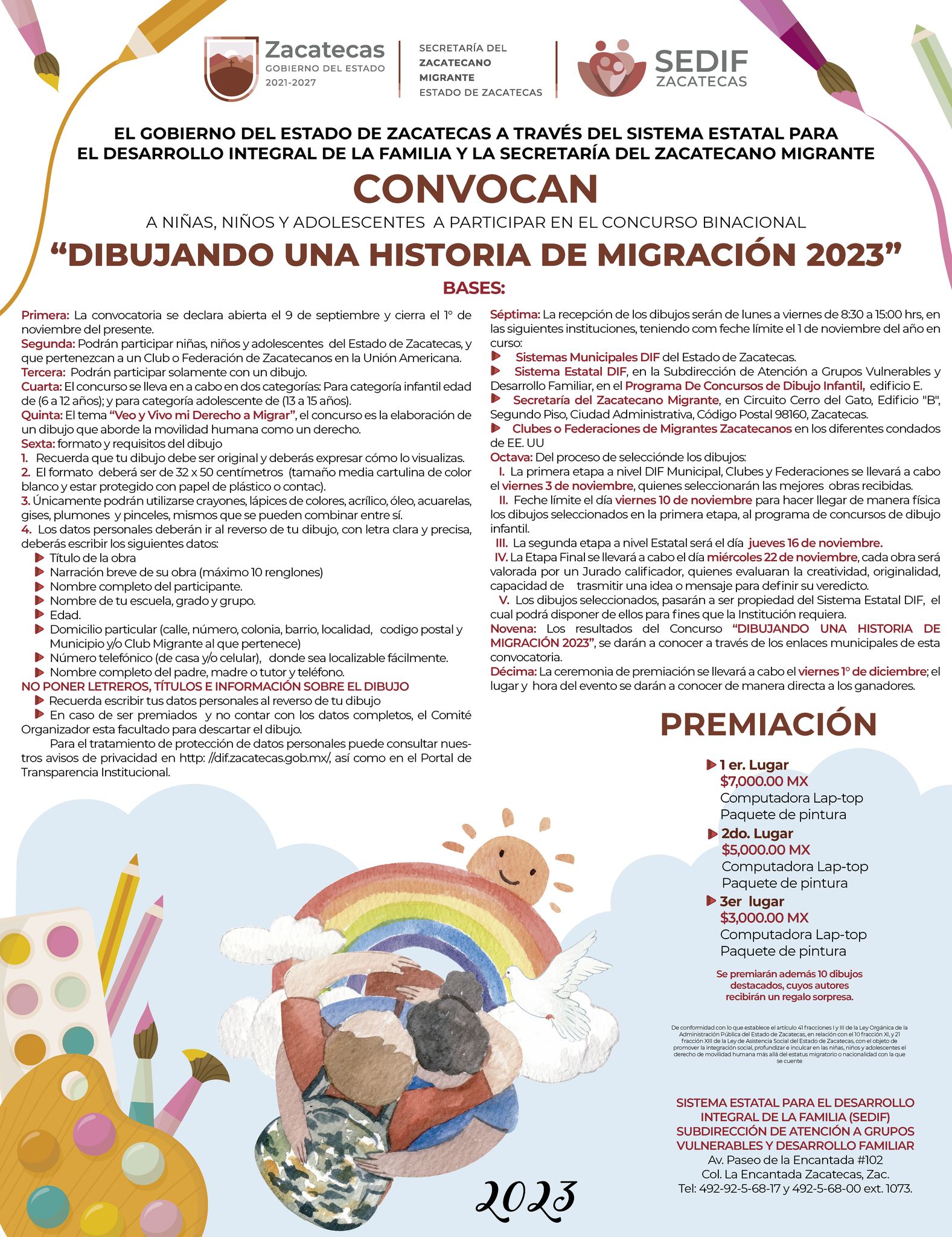 Convocatoria «Dibujando una Historia de Migración 2023»