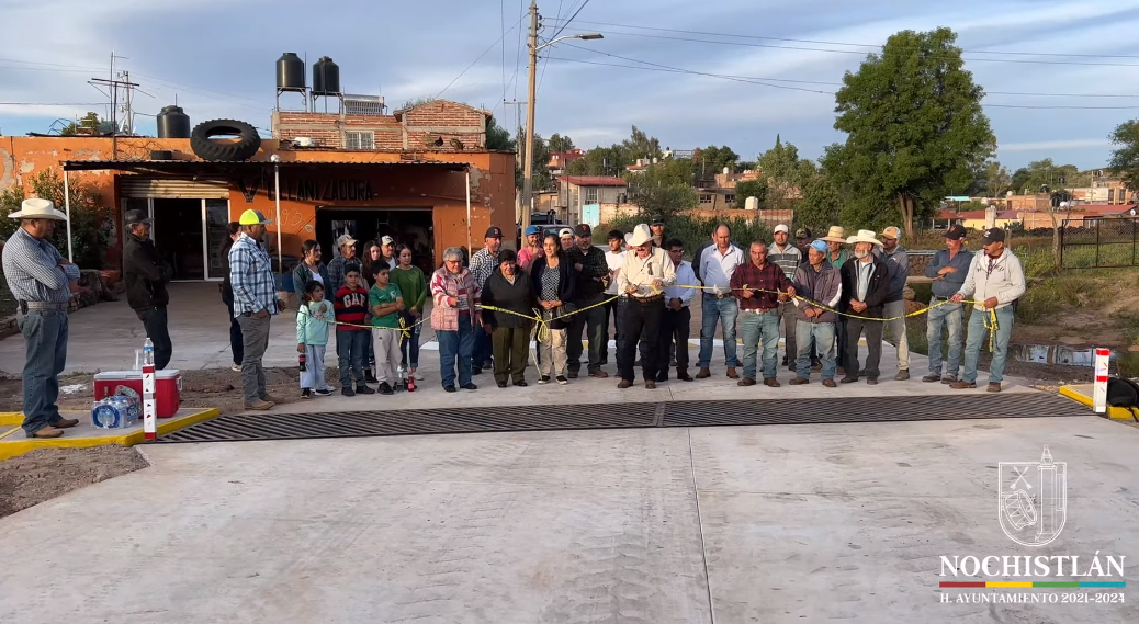 Inauguración de obra en la comunidad de Tlachichila