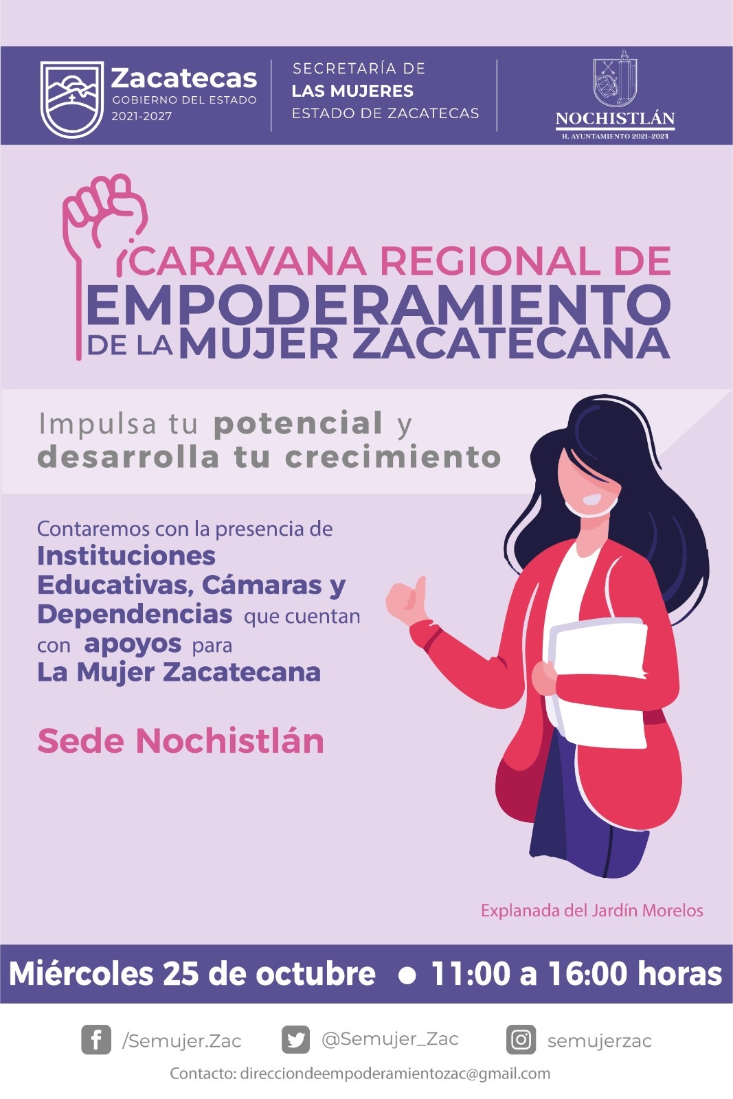 Caravana Regional de Empoderamiento de la Mujer Zacatecana