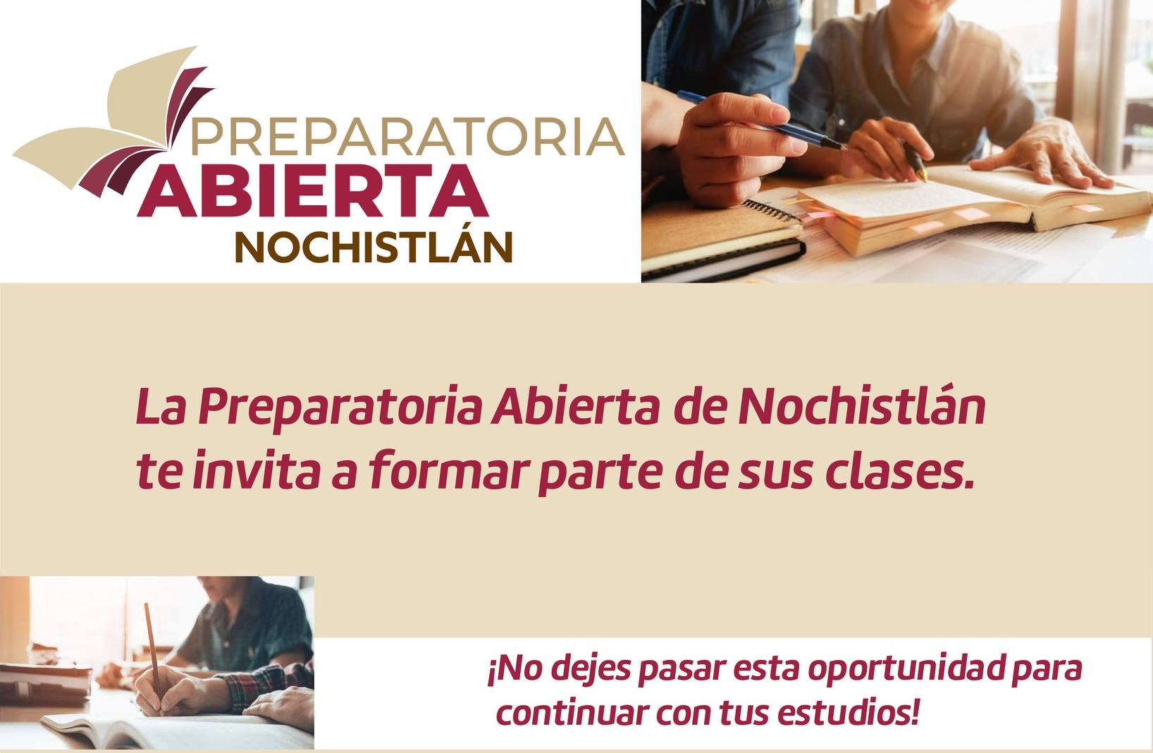 Estudia la prepa modalidad abierta