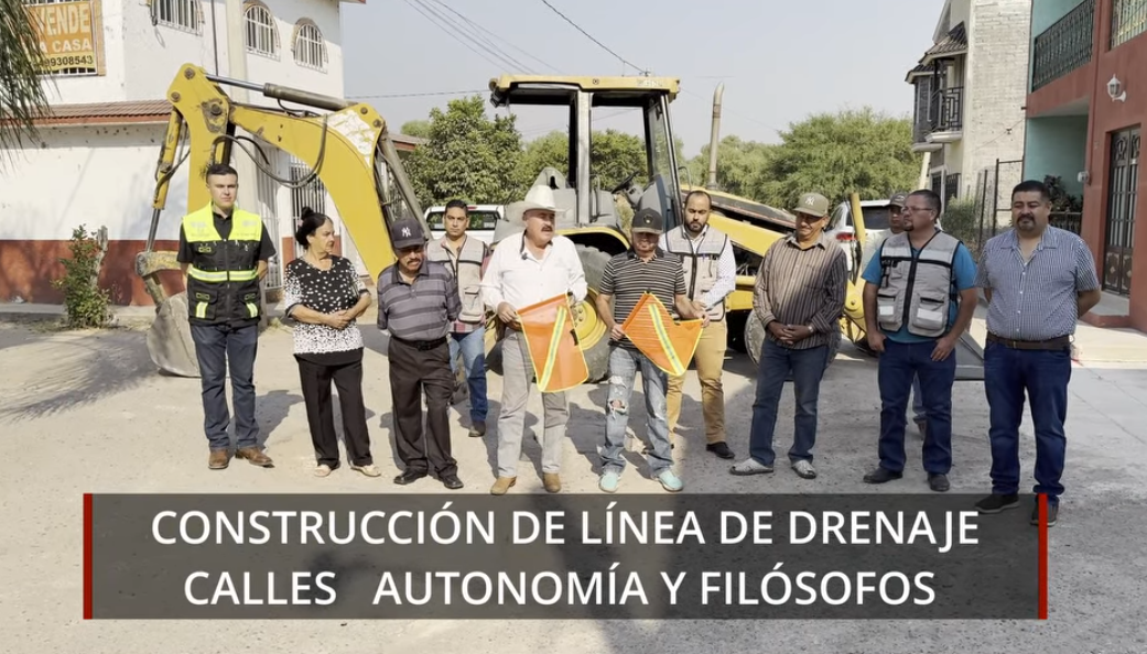 Arranque de obra en calles Filósofos y Autonomía